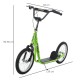 Reiten 90-96cm Kids Kick Scooter with Adjustable Handlebar - Green